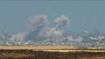 Smoke billows following Israeli strikes on Gaza | AFP