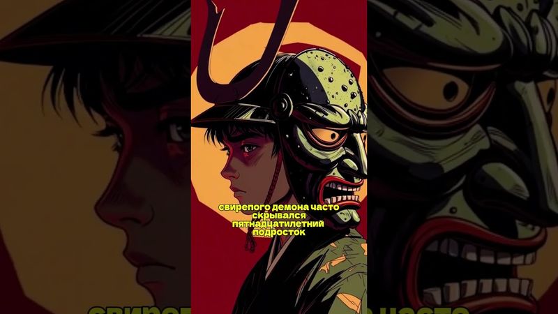 Ребёнок в доспехах  #вайбсамурая #япония #история #научпоп #ниндзя #самурай #animation #3d #story