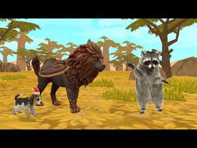 Грандиозная охота в ДИКИХ СТЕПЯХ на львах в WildCraft