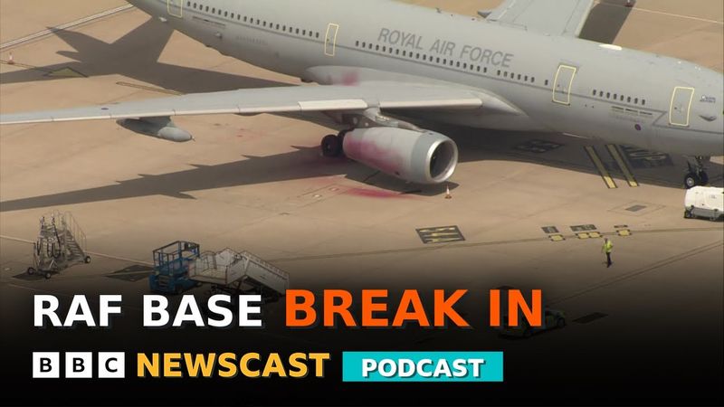 What's the UK government doing in response to the RAF base break in? | BBC News