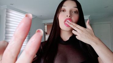 ASMR Español / Spit Painting Intenso 💦 Limpio tu cara + Visual Relax + Mouth Sounds