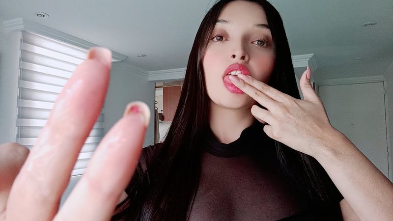 ASMR Español / Spit Painting Intenso 💦 Limpio tu cara + Visual Relax + Mouth Sounds