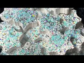 Glittery Gritty Snowflakes ❄️ 