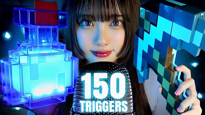 ASMR 150 Trigger in 15 min😪(1.5 Million Subscriber Celebration)
