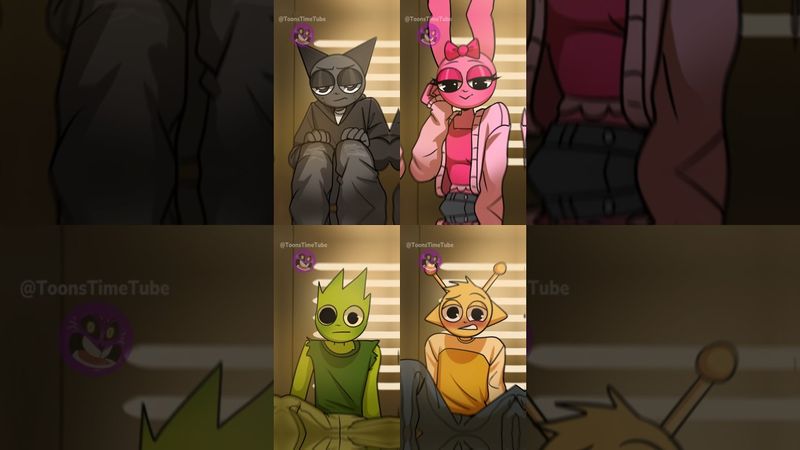 7 minutes in heaven  compilation #sprunki