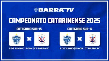 BARRA TV AO VIVO | BARRA FC X MARCÍLIO DIAS | SUB-15 / SUB-17