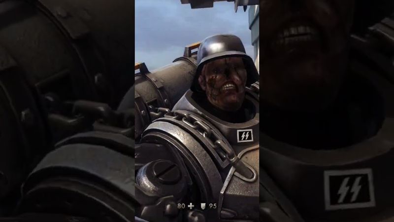 Brutal 🔥 | Wolfenstein the new order #shorts