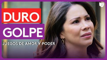 Karina cachetea a Enrique por arruinarle la vida | Juegos de Amor y Poder | Capítulo 59