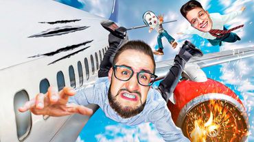 ЧЕРЕЗ 10 МИНУТ САМОЛЕТ ВЗОРВЕТСЯ! РЕШИ ГОЛОВОЛОМКУ и СПАСИ ДРУЗЕЙ! Мы тупые... (ESCAPE SIMULATOR)