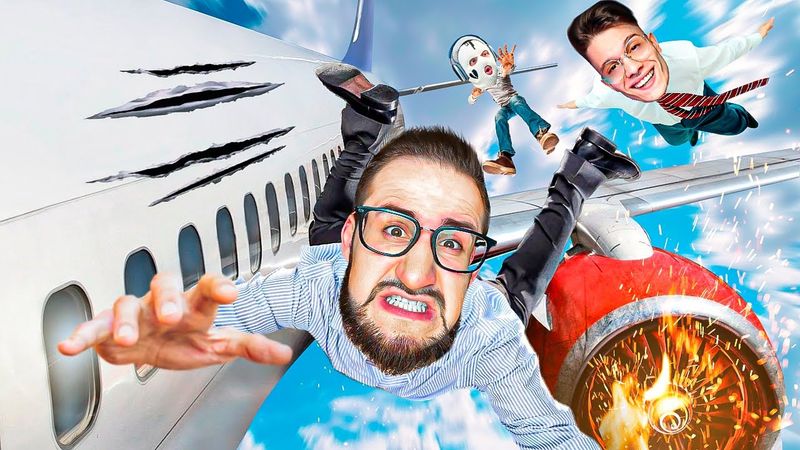 ЧЕРЕЗ 10 МИНУТ САМОЛЕТ ВЗОРВЕТСЯ! РЕШИ ГОЛОВОЛОМКУ и СПАСИ ДРУЗЕЙ! Мы тупые... (ESCAPE SIMULATOR)