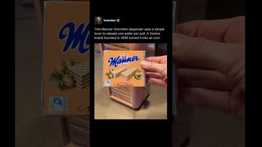 This Simple Lever Dispenser Makes Manner Schnitten Instantly Satisfying 🍫 #shorts