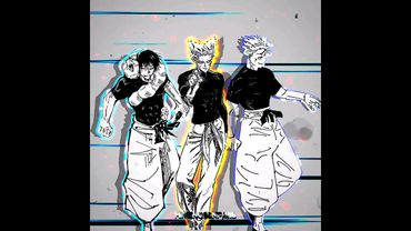 THE GOAT TRIO 🔥 [GOJO\GAROU\TOJI] #onepunchman #jujutsukaisen #anime
