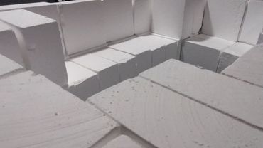 70 CRUNCHY GYM CHALK BLOCKS 🎉 5k Subscriber Celebration 🎉 MASS CRUSH #asmr #crunchyasmr #5k