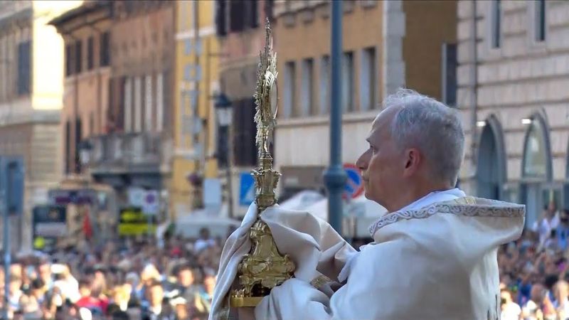 Holy Mass and Procession with Pope Leo XIV for the Solemnity of Corpus Christi 22 June 2025 HD