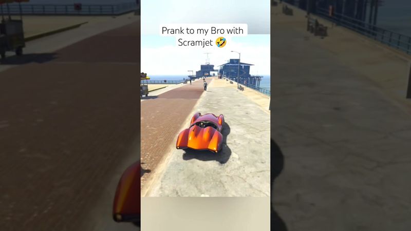 Prank to my Bro with Scramjet 🤣 #gtaviral #gtaonline #gta5online #gta5 #gtacars #shorts