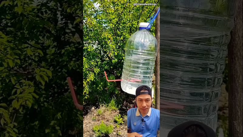 DIY Water Tap with a Straw #diy #shorts #tips #ideas