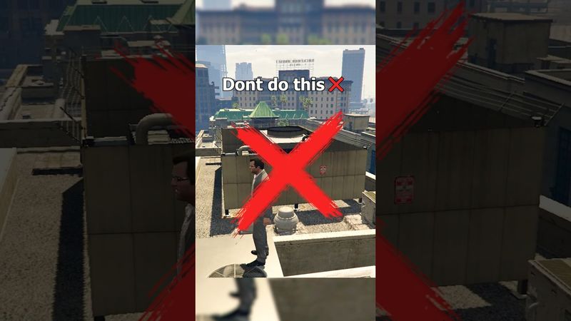 Avoid this mistake in GTA 5 #shorts