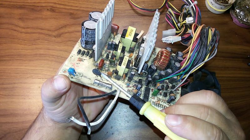 Как отремонтировать импульсный блок питания .