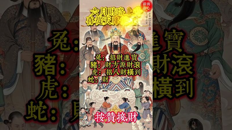 【🔥六月財路上升喜從天降的生肖】會有你嗎 #生肖 #十二生肖 #運勢 #生肖運勢 #玄學 #風水 #命理 #shorts  #人生感悟 #易经 #生肖命理  #正能量 #国学文化