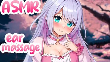 ASMR Soft whispers & Ear Massage ❤