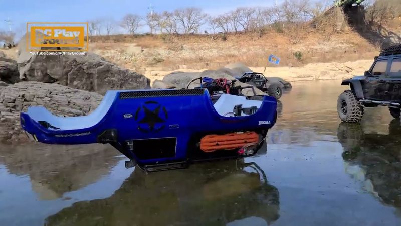 RC Car Axial Capra, SCX10 III, Gmade Buffalo, Traxxas TRX4 Sprots Winter Rock Crawling ASMR2