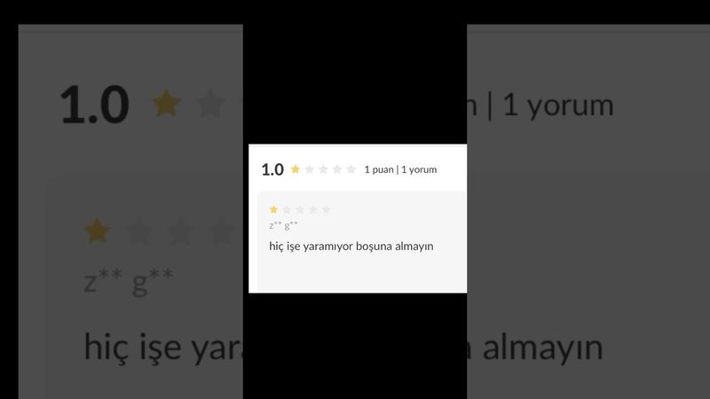 1 Yıldızlı Boya Rulosu Denedim (Hüsran) :(