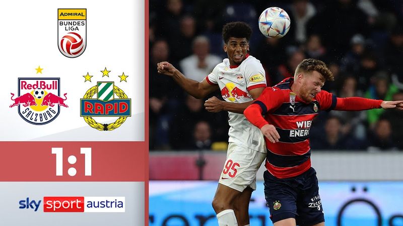 Rapid erkämpft Punkt in Salzburg! | RB Salzburg - Rapid Wien | Highlights - ADMIRAL Bundesliga