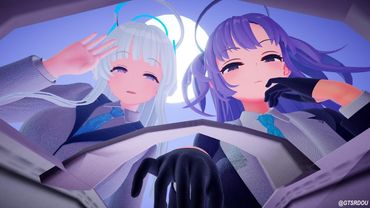 【巨大娘】MMD Giantess Noah and Yuka Sequel !