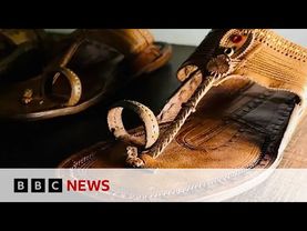 Prada acknowledges footwear design's Indian roots after backlash | BBC News