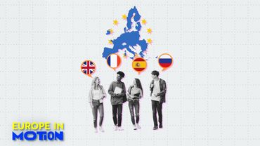 Which are the most studied languages in EU high schools?