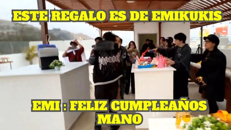 EMIKUKIS LE DA UNA SORPRESA A GLOGLO POR SU CUMPLEAÑOS