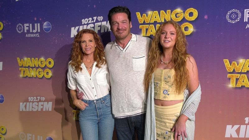 Robyn Lively, Bart Johnson, and Kate Johnson attend iHeartRadio's 102.7 KIIS FM Wango Tango 2025