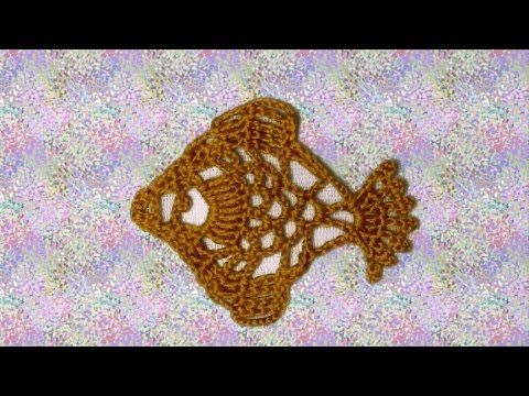 Рыбка связанная крючком