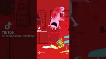 Papa pig chicken star sora Ai 2050