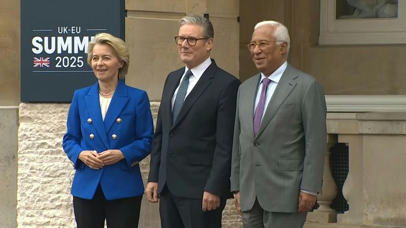 UK PM Starmer welcomes EU's VDL, Costa for UK-EU summit | AFP