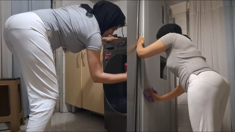 Home cleaning routine on hot days