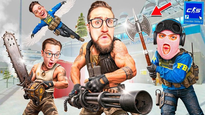 СНЕГ + ЧИТЫ = ЖЕСТЬ! 0% ВИДИМОСТИ! УГАРНАЯ БИТВА ЧИТЕРОВ 2vs2 с СЛУЧАЙНЫМИ МОДАМИ в CS2