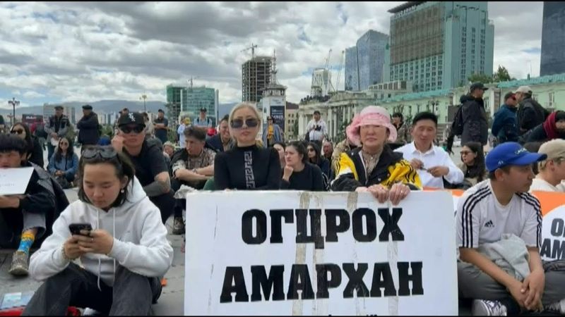 Mongolians rally as prime minister resigns amid anti-corruption protests | AFP