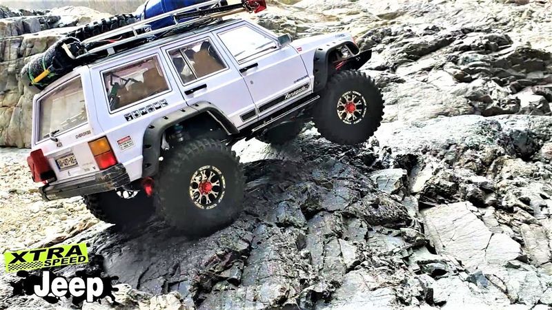 RC Car XtraSpeed SCX10 Jeep Cherokee Rock Trail Adventure