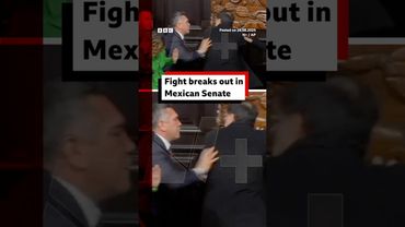Politicians brawl in Mexican Senate after tense debate. #Mexico #Senate #BBCNews