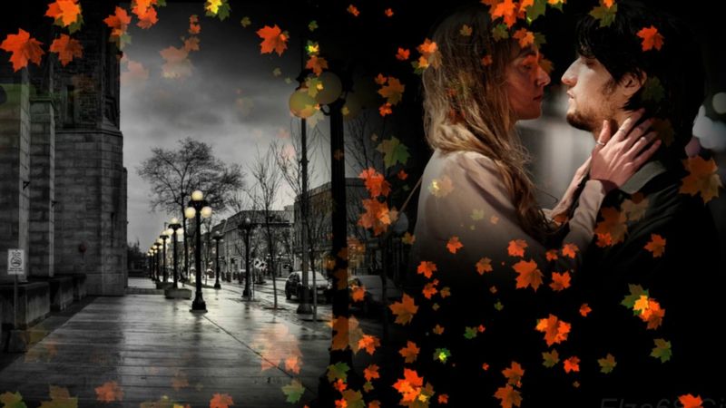 ФУТАЖ Осень , Листопад