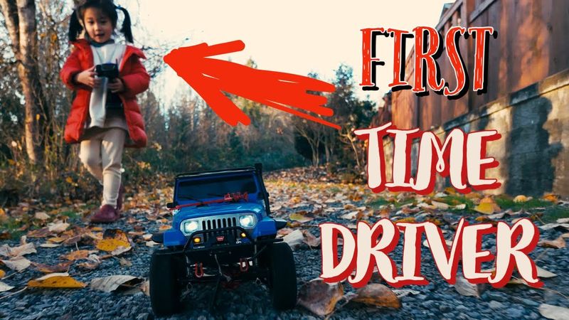 I let my 5 year old daughter drive my 1/10 scale RC4WD Jeep YJ. What can go wrong?