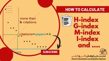 آموزش به زبان ساده شاخص های h-index, g-index, m-index, i10-index, i20-index