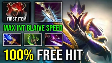 WTF 100% FREE HIT Parasma + Silver Edge Max Glaive First Item Mask of Madness Carry Silencer Dota 2