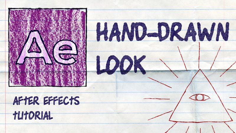 After Effects: Hand Drawn Style for Shape Layers and Text