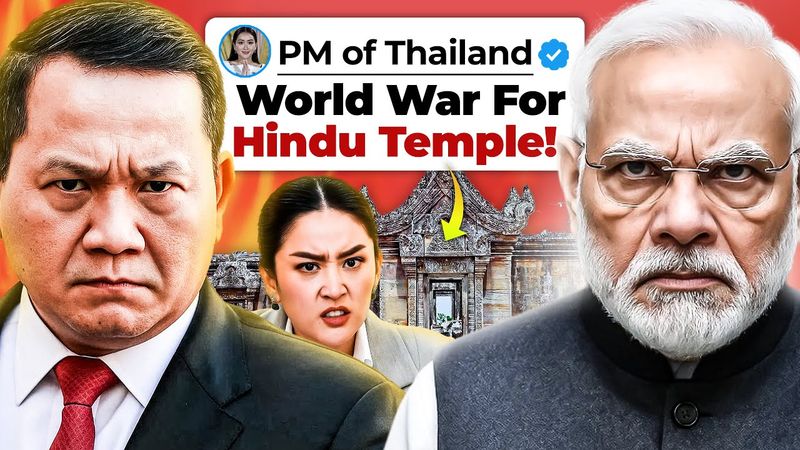 Why Thailand and Cambodia are at WAR Over a SHIV Temple?