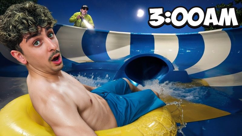 Overnight in a Waterpark!