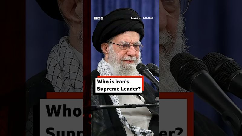 Ayatollah Ali Khamenei has the final say over all government matters in Iran. #Iran #BBCNews