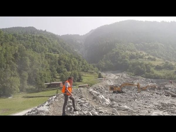 Dozens evacuated in Switzerland's Valais canton as heavy rain unleashes mudslide