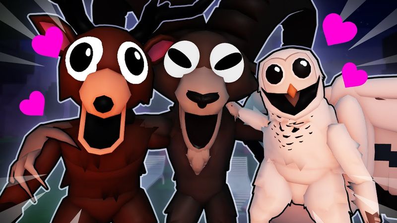 THE RAM, DEER AND OWL ARE FRIENDS!? 99 NIGHTS IN THE FOREST Roblox Animation
